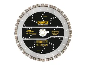 DEWALT DT20463-QZ Elite Series All Purpose Diamond Segmented Wheel 300 x 25.4mm