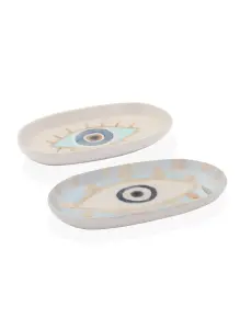 Rozi Amulet Collection Oval Platters, Set of 2