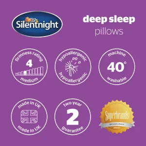 Silentnight Deep Sleep Pillow - 6 Pack