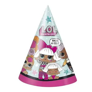 LOL Surprise Party Hats (Pack of 8) Multicoloured (One Size)