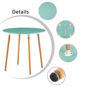 Nero Dining Table Pale Blue