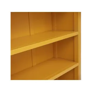 Palazzi Bookcase H97 W89 D25cm - Mustard