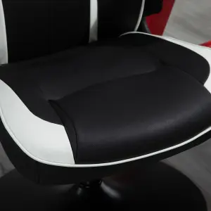 Vinsetto Racing Office Chair PVC Leather Computer Gaming Height Adjustable