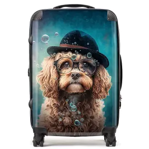 Cavapoo Dog Splashart Suitcase - Medium