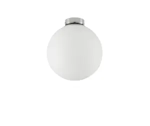 Luminosa LAMPD Globe Ceiling Light White 20x22cm