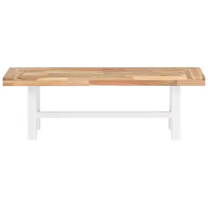 Garden Bench SCANIA Acacia Wood White