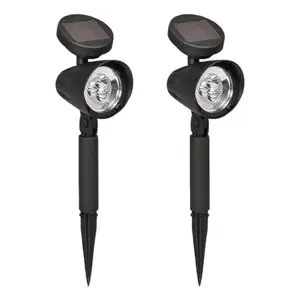 Luxform Pack Of 2 Lazise Solar Spotlight