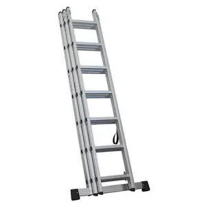 Sealey Aluminium Extension Combination Ladder 3x7 EN 131 ACL307