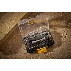 STANLEY FatMax 37-Piece Socket and Bit Set for Professional Mechanics and DIY Enthusiasts