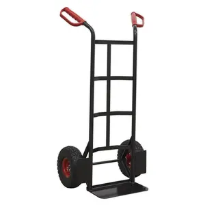 Sealey Heavy Duty Sack Truck With PU Tyres 250kg Capacity Black CST986HD