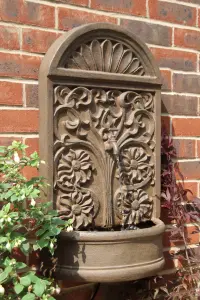 Primrose Arbury Rust Effect Wall Fountain 72cm