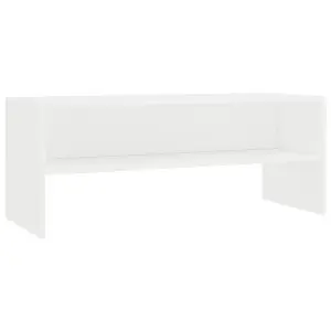 vidaXL TV Cabinet White 100x40x40 cm Engineered Wood