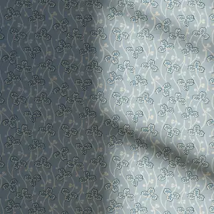 Lick Blue & White Clover 03 Textured Wallpaper Sample