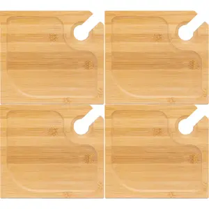 Latitude Run Fatimah Bamboo Cheese Board (Set of 4)