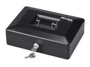 Secure Your Cash with the Master Lock Small Cash Box Featuring Keyed Lock