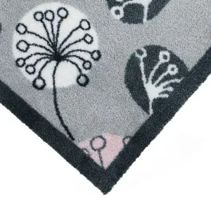 JVL Mega Runner Mat 57 x 150 cm, Dandelion Seeds