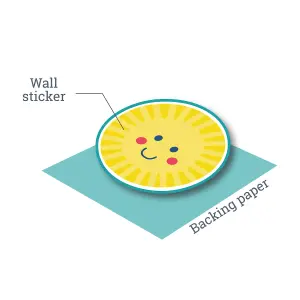 Sprinkles Wall Sticker Pack Children's Bedroom Nursery Playroom Décor Self-Adhesive Removable