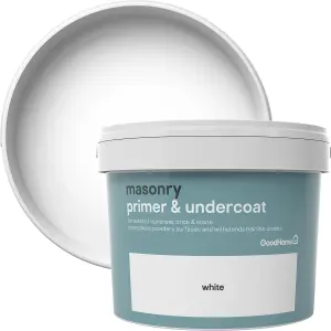 GoodHome Masonry White Primer & undercoat, 10L