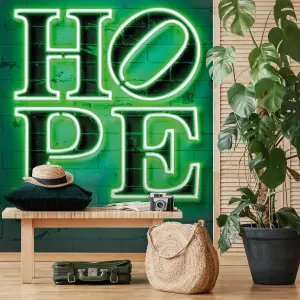 Neon Tube Hope Mural - 192x260cm - 5480-4