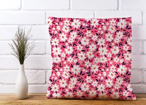 Small Cute White Flower Pattern Cushions 45cm x 45cm