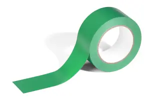 Durable DURALINE Strong Removable PVC Floor Marking Tape - 50mm x 33m - Green