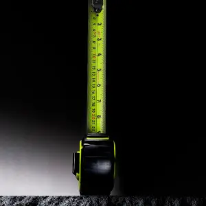 Unilite MT8M3 8 Metre Heavy Duty Tape Measure - 32mm Wide Blade - Impact Resistant TPR Coated - Ultra High Performance