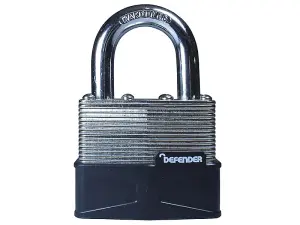 DEFENDER - Laminated Padlock 50mm Keyed Alike