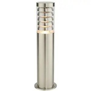 Outdoor Garden Bollard Light Stainless Steel 9W Outside Path LED Lamp Post IP44