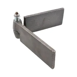 2pk Left Self Aligning Ball Steel Butt Hinge Weld-On Heavy Duty 50x250mm