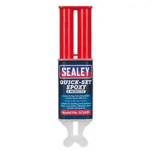 Sealey Quick-Set 5 Minutes Highly Reactive Epoxy Adhesive Waterproof 25mL SCS401