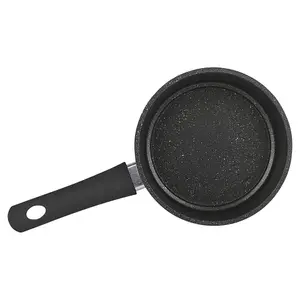 URBNCHEF 24cm Diameter Pressed Carbon Induction Frying Pan Pot with Soft Touch Handle