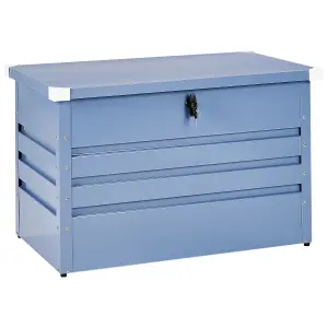 Beliani Storage Box Blue CEBROSA