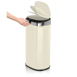 Chroma 42 Litre Motion Sensor Rubbish bin Cream