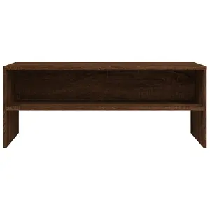 vidaXL TV Cabinet Brown Oak 100x40x40 cm Engineered Wood