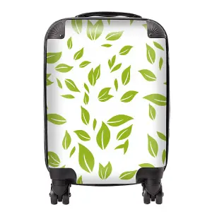 Green Leaves Design  Suitcase - Small