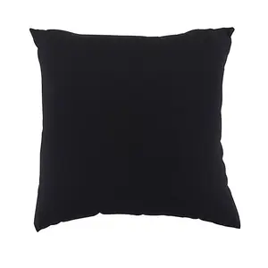 Scatter Cushion 12x12 Outdoor Garden Furniture Cushion (Pack of 4) - L30.5 x W30.5 cm - Black