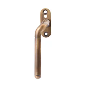 Isca Cranked Espag Window Handle - Florentine Bronze (Left Hand)