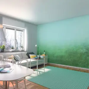 Origin Murals Ombre Gradient Green Matt Smooth Paste the Wall Mural 300cm Wide X 240cm High