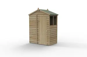 4LIFE Apex Shed 5x3 - Single Door - 2 Window