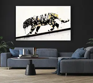 Tiger Canvas Print Wall Art - Medium 20 x 32 Inches