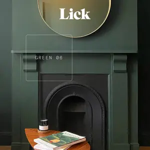 Lick Green 06 Matt Emulsion paint, 2.5L