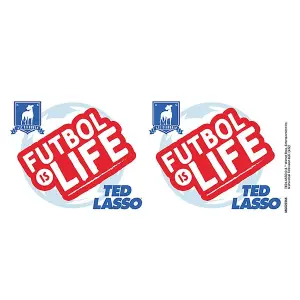 Ted Lo Futbol Is Life Mug White/Red/Blue (One Size)