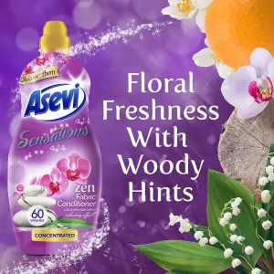 Asevi Fabric Conditioner Laundry Softener Sensations Zen 60W 1320ML