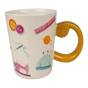 SEWING MUG - Mug: Tape Measure Design - Groves