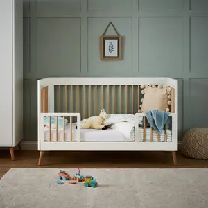 Maya Cot Bed White/Brown