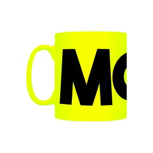 Grindstore Yuk Moist Mug Neon Yellow/Black (One Size)