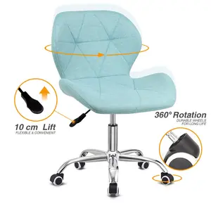 Erltrud Desk Chair Mint / Fabric