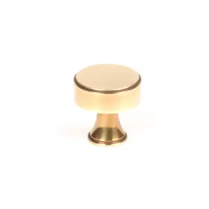 From The Anvil Aged Brass Scully Cabinet Knob - 25mm