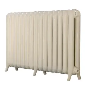 Arroll Princess Cast iron Cream 15 Column Radiator, (W)1174mm x (H)748mm