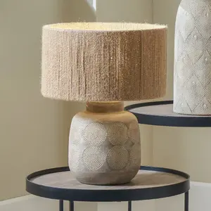 40cm Natural Rope Cylinder Lamp Shade Boho Brown Drum Table and Floor Lampshades